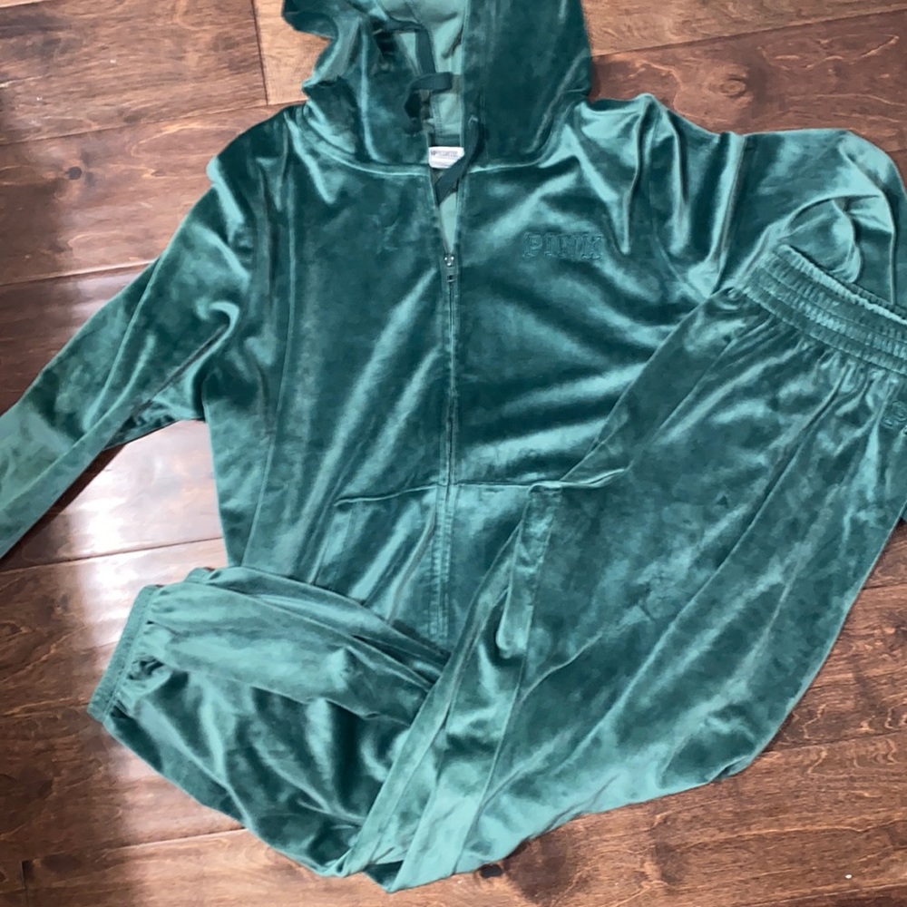 Pink Velour Set